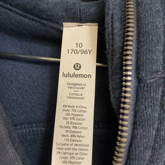 Lululemon Navy Zip-Up Jacket - Picture 4 of 7